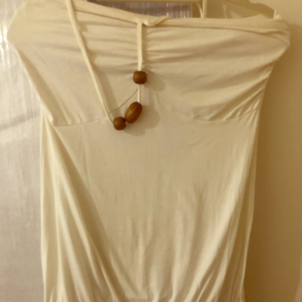 Strapless beach dress